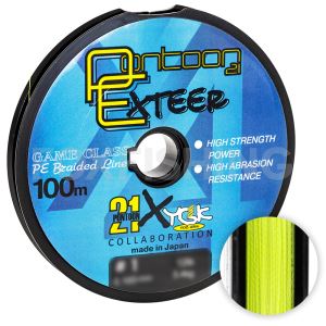 Плетёный шнур Pontoon 21 Exteer X4 100м. 0.148мм. YELLOW (Цены, отзывы)