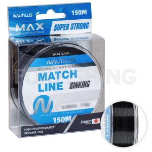 Леска Nautilus Match Line 0,22мм.,4,6кг, 150м.dark black (Цены, отзывы)