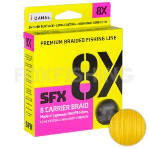 Плетёный шнур Sufix Sfx Braid X8 135м. 0.165мм. Yellow (Цены, отзывы)