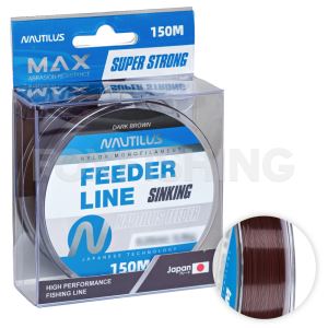 Леска Nautilus Feeder Line sinking 0,20мм.,4,2кг, 150м.dark brown (Цены, отзывы)