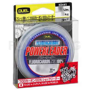 Флюорокарбон Duel Hardcore Powerleader FC Fluorocarbon 0,148мм 30м Сlear #0,8 (Цены, отзывы)