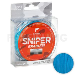 Плетёный шнур Salmo Sniper Braid 91м. 0.23мм. BLUE (Цены, отзывы)