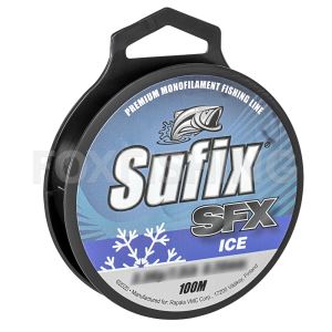 Леска Sufix Sfx Ice 100м. 0.14мм. CLEAR (Цены, отзывы)