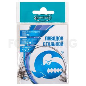 Поводки Контакт 1×7 Т7кг 15см (Цены, отзывы)