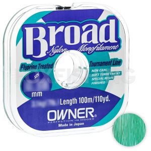 Леска Owner Broad 0,33мм. 9,4кг. 100м. /светло-зеленый (Цены, отзывы)