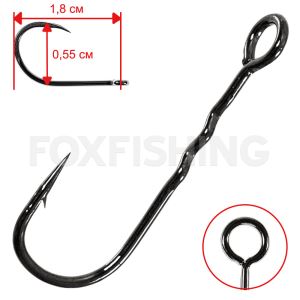 Крючки CF Round Bent Fixative Shank №8 (10шт.) (Цены, отзывы)