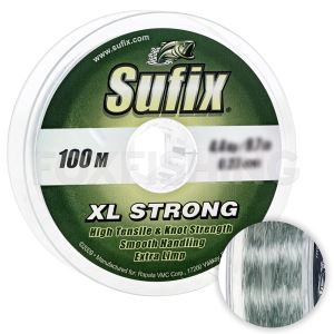 Леска Sufix Xl Strong 0,45мм. 15,4кг. 100м. /платиновый (Цены, отзывы)