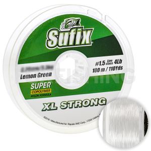 Леска Sufix Xl Strong 0,6мм. 27,3кг. 100м. /прозрачный (Цены, отзывы)