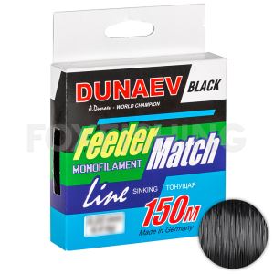 Леска Dunaev Feeder-Match 0,25мм. 5,8кг. 150м. /черный (Цены, отзывы)