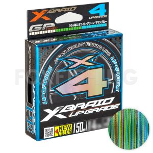 Плетёный шнур Ygk X Braid Upgrade X4 150м. 0.165мм. 3Colored (Цены, отзывы)