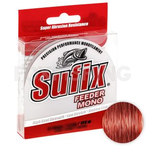 Леска Sufix Feeder Mono 0,16мм. 2,2кг. 150м. /бордовый (Цены, отзывы)