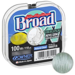 Леска Owner Broad 0,12мм. 1,5кг. 100м. /прозрачный (Цены, отзывы)