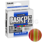 Плетёный шнур Sunline BASIC PE HG 150m(Multicolor 5C) #0.6/10LB (Цены, отзывы)